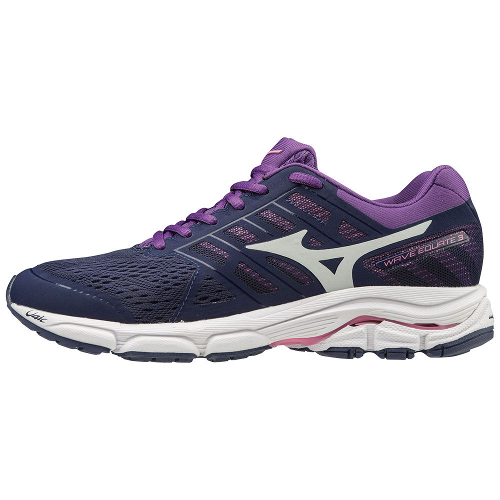 Sapatilhas Running Mizuno WAVE EQUATE 3 - Mulher - Azul Marinho/Roxo - VKXDI5946